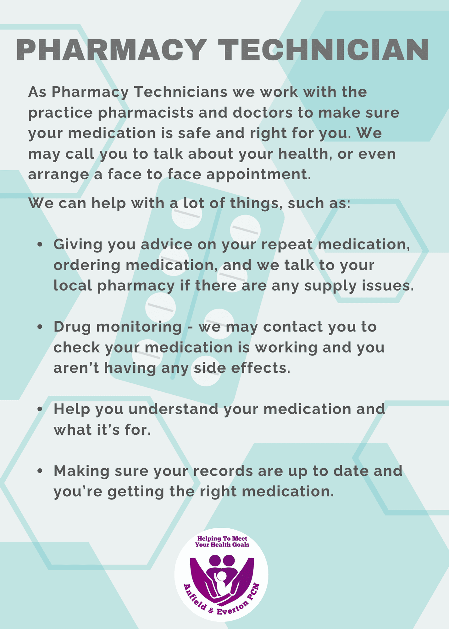 Pharmacy Technician Leaflet